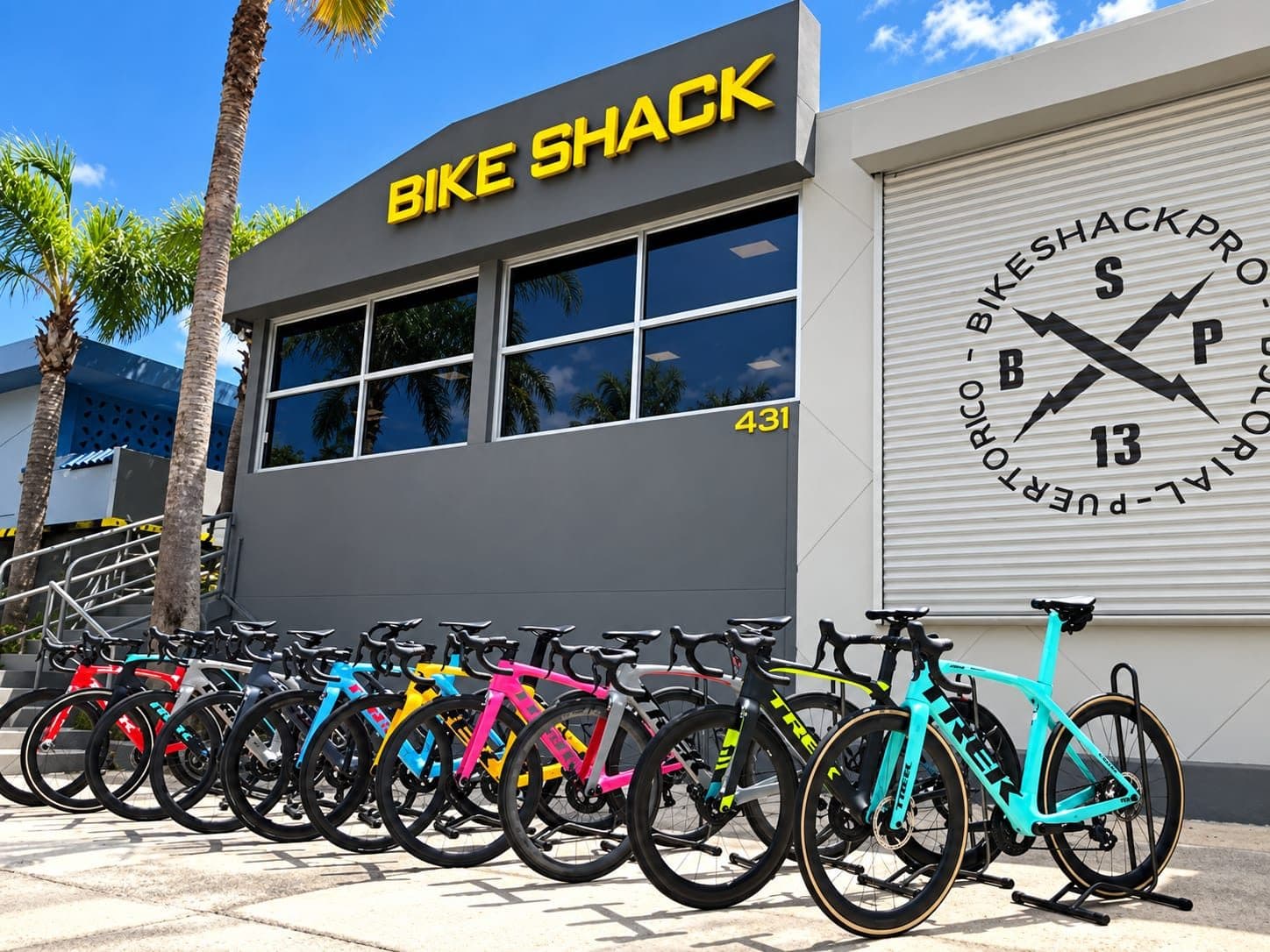 Fachada de Bike Shack en San Juan, Puerto Rico